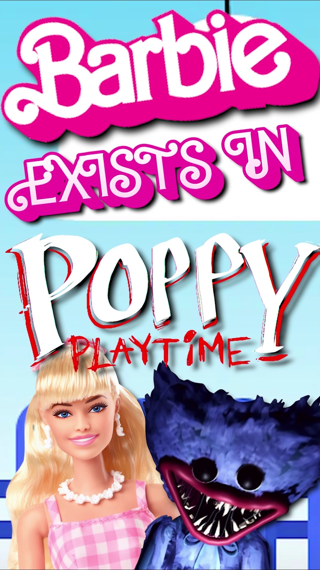 Barbie and Poppy Know Each Other ??! (Poppy Playtime) #shorts
